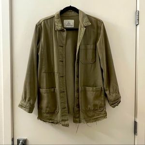 H&M Olive Utility Jacket